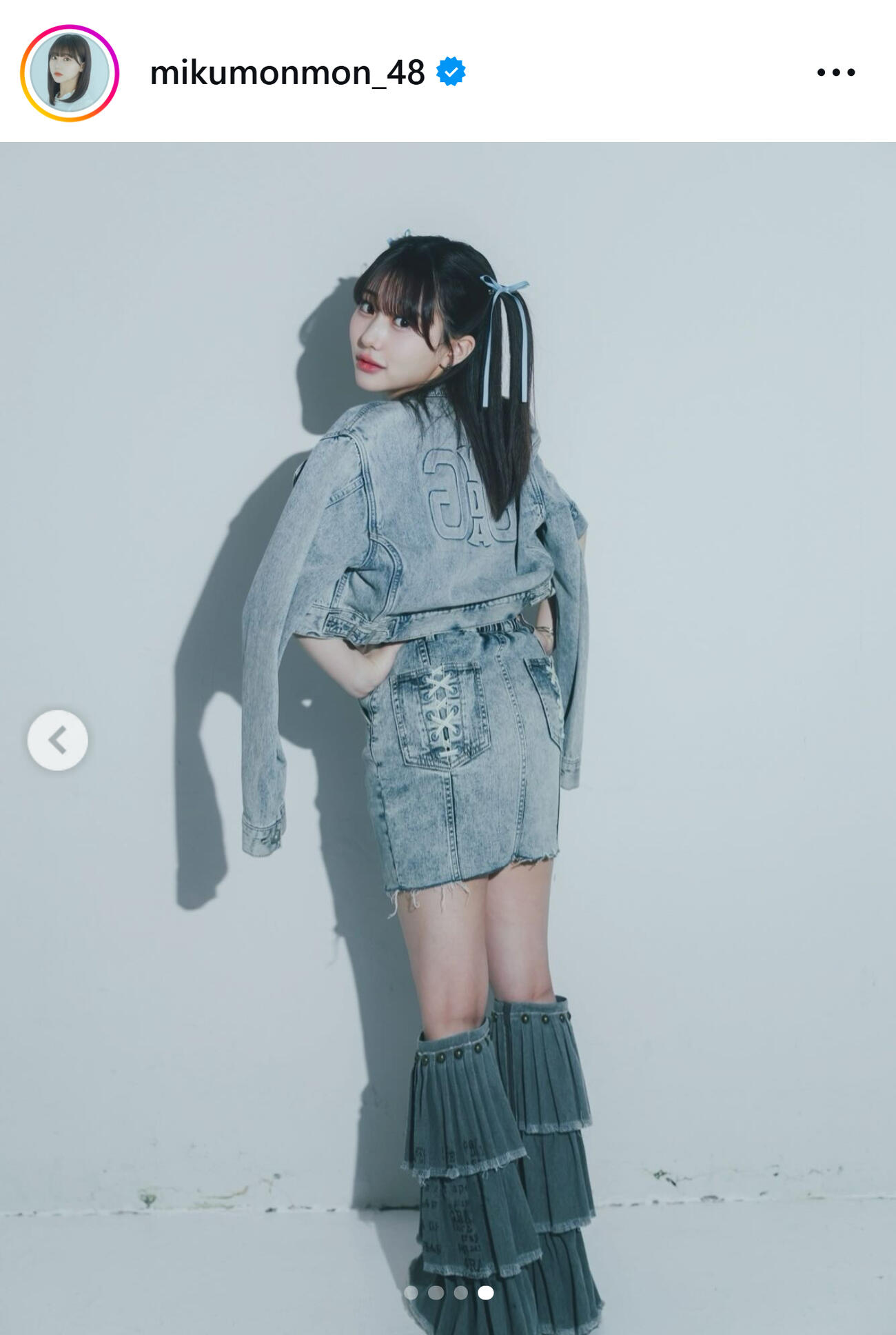 田中美久のインスタグラムから