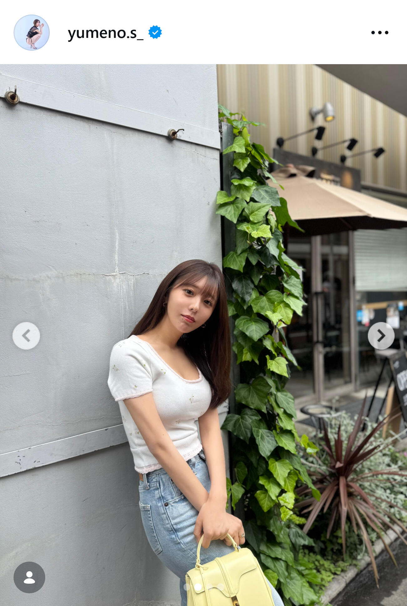 白戸ゆめののインスタグラムから