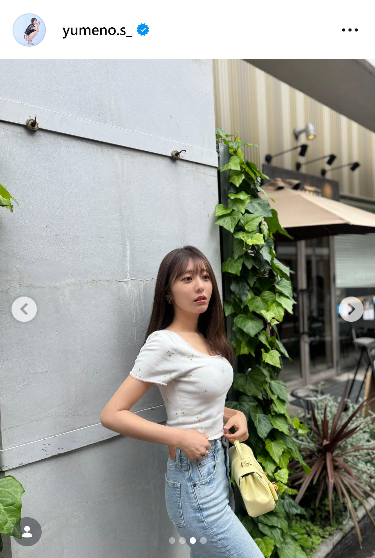 白戸ゆめののインスタグラムから