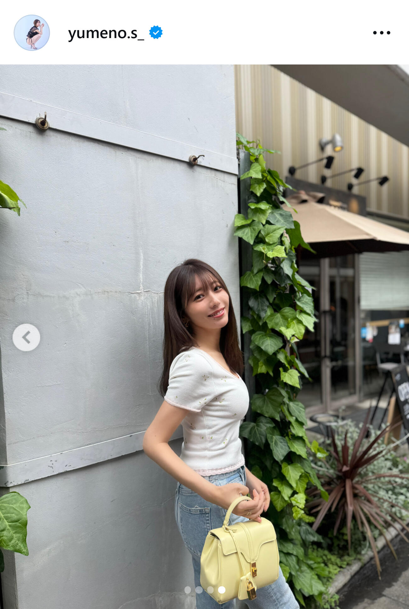 白戸ゆめののインスタグラムから