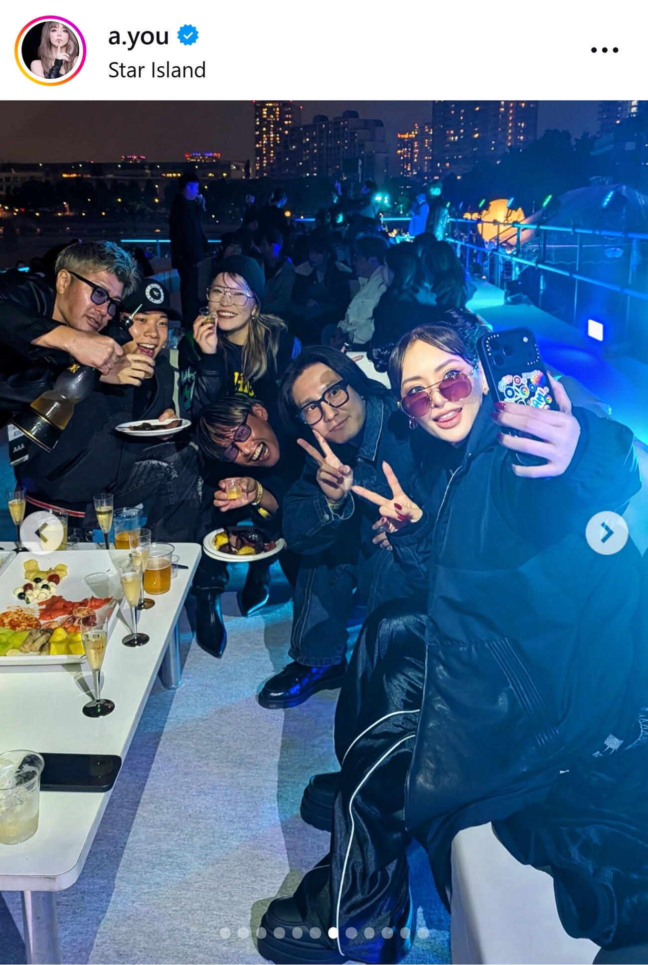 浜崎あゆみのインスタグラムから
