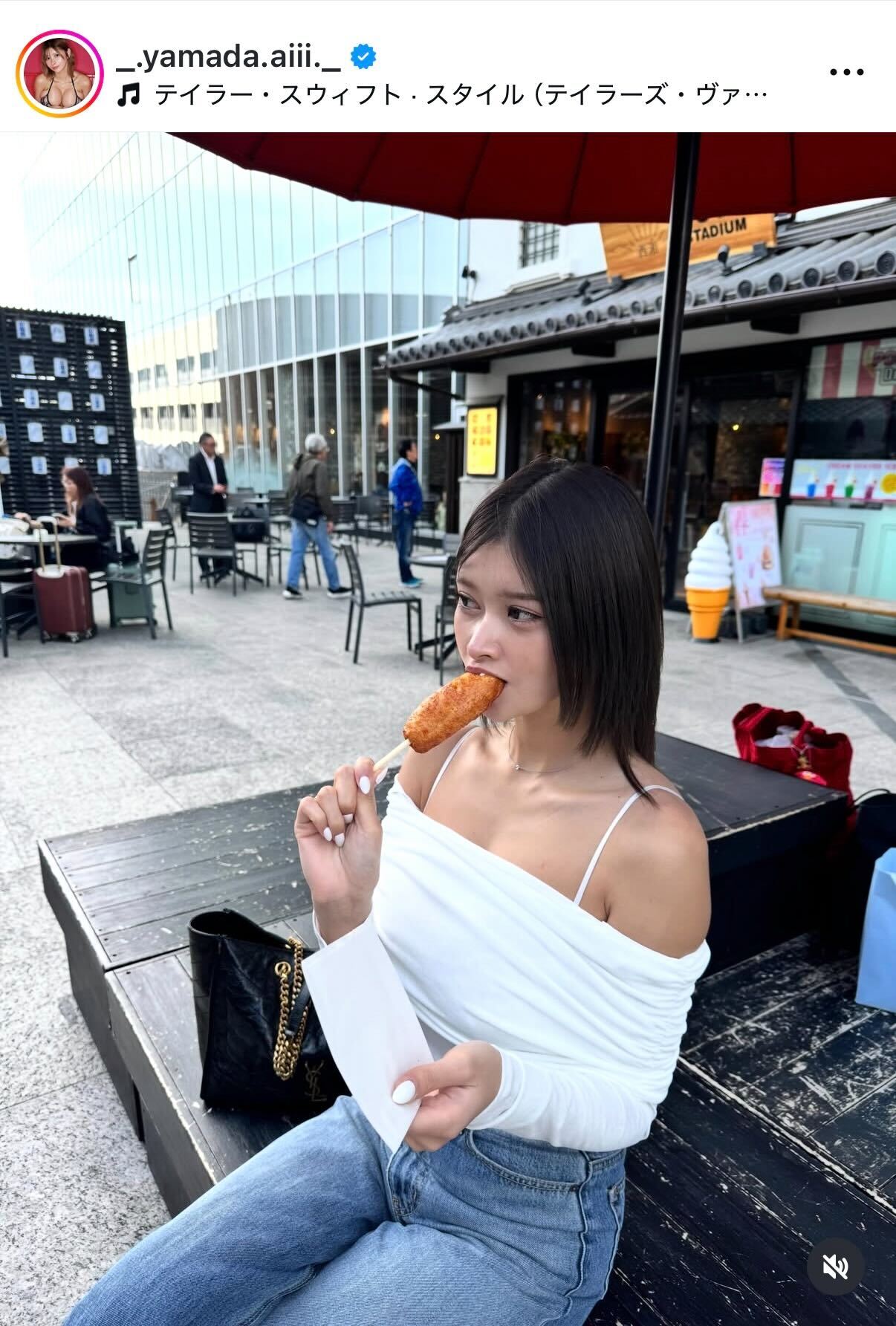 山田あいのインスタグラムから