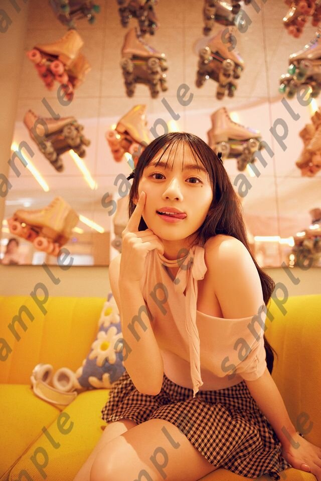 乃木坂46川﨑桜のファースト写真集「エチュード」（新潮社）ポストカードに使用される“幻”のカット　（須江隆治氏撮影）
