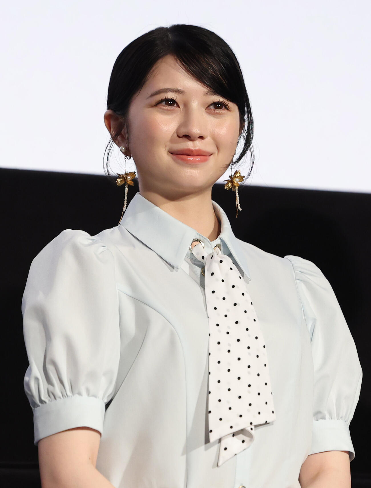 映画「モブ子の恋」公開直前イベントに登場した桜田ひより（撮影・野上伸悟）