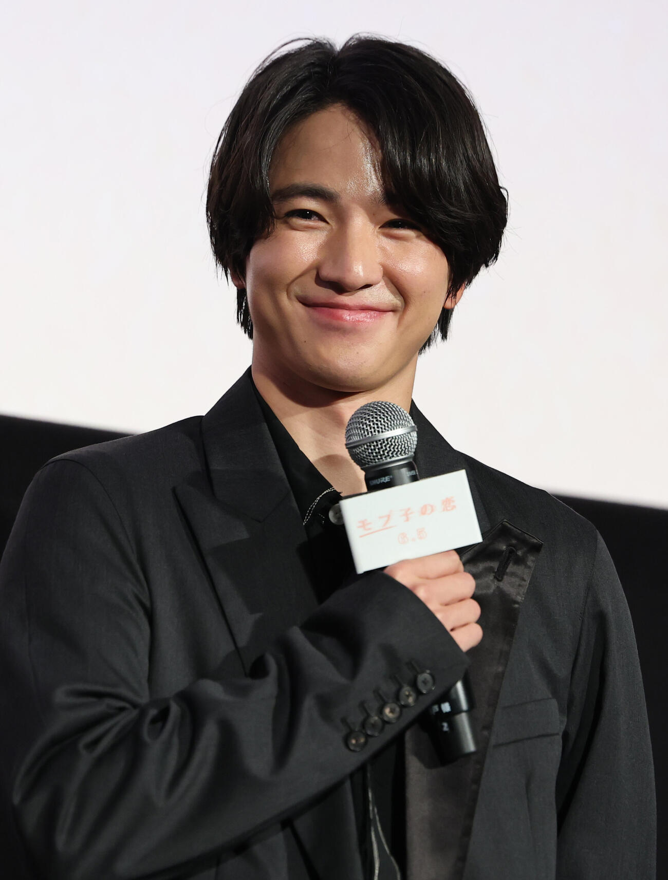映画「モブ子の恋」公開直前イベントに登場し笑顔をみせる木戸大聖（撮影・野上伸悟）
