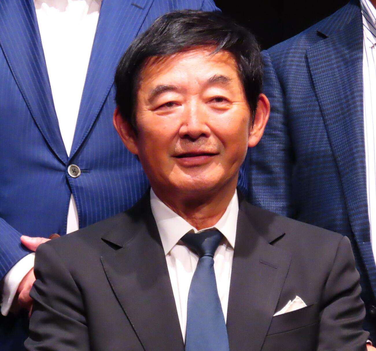 朝日生命「みんなのあんしん100年プロジェクト」プレス発表会に出席した石田純一
