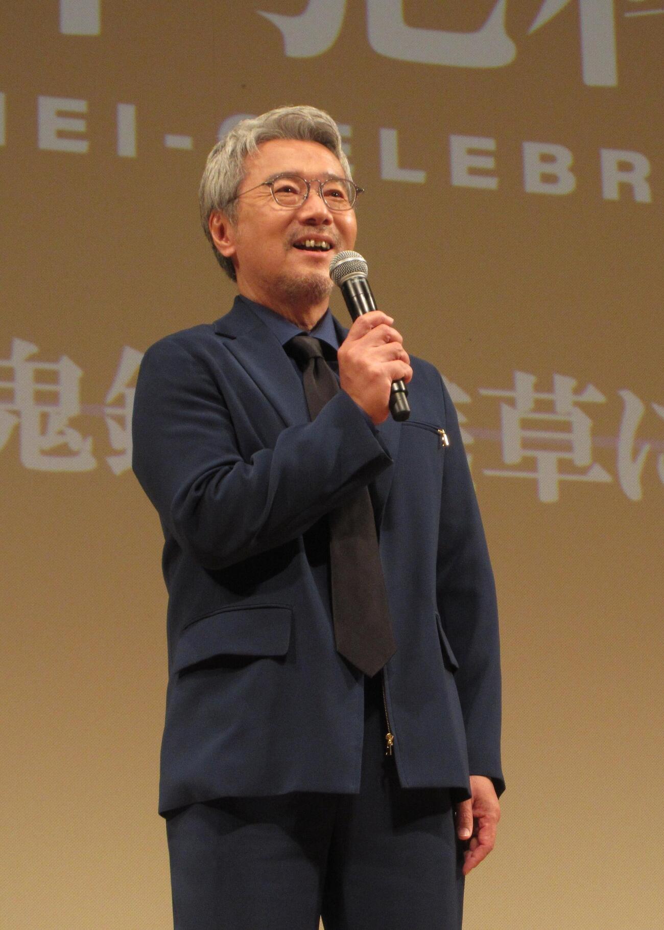 「第2回　鬼平犯科帳祭」に登壇した尾美としのり