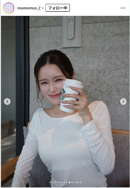 新山桃子のインスタグラムから
