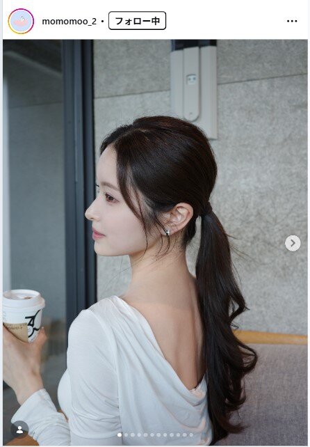 新山桃子のインスタグラムから