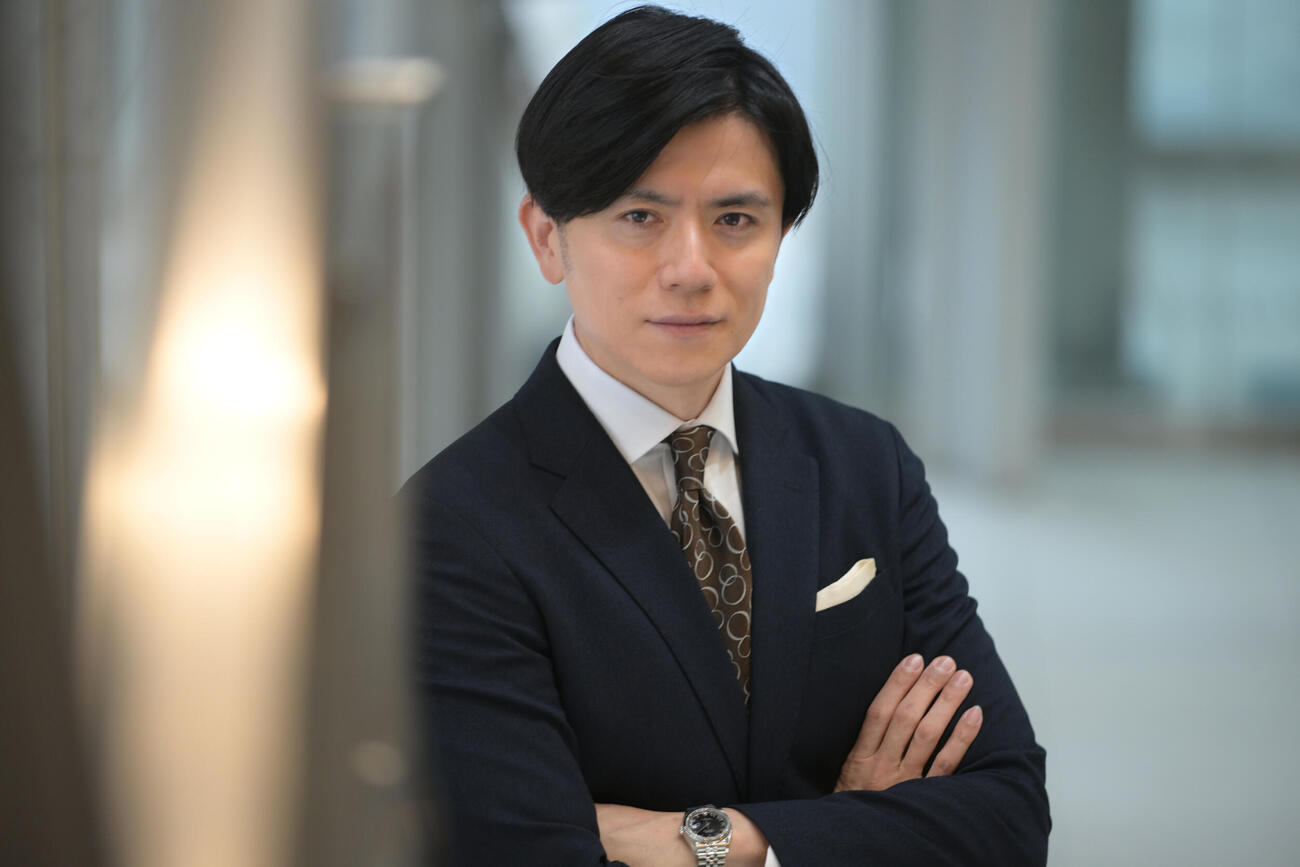 嵐の解散を惜しむ青木源太アナウンサー（撮影・滝沢美穂子）