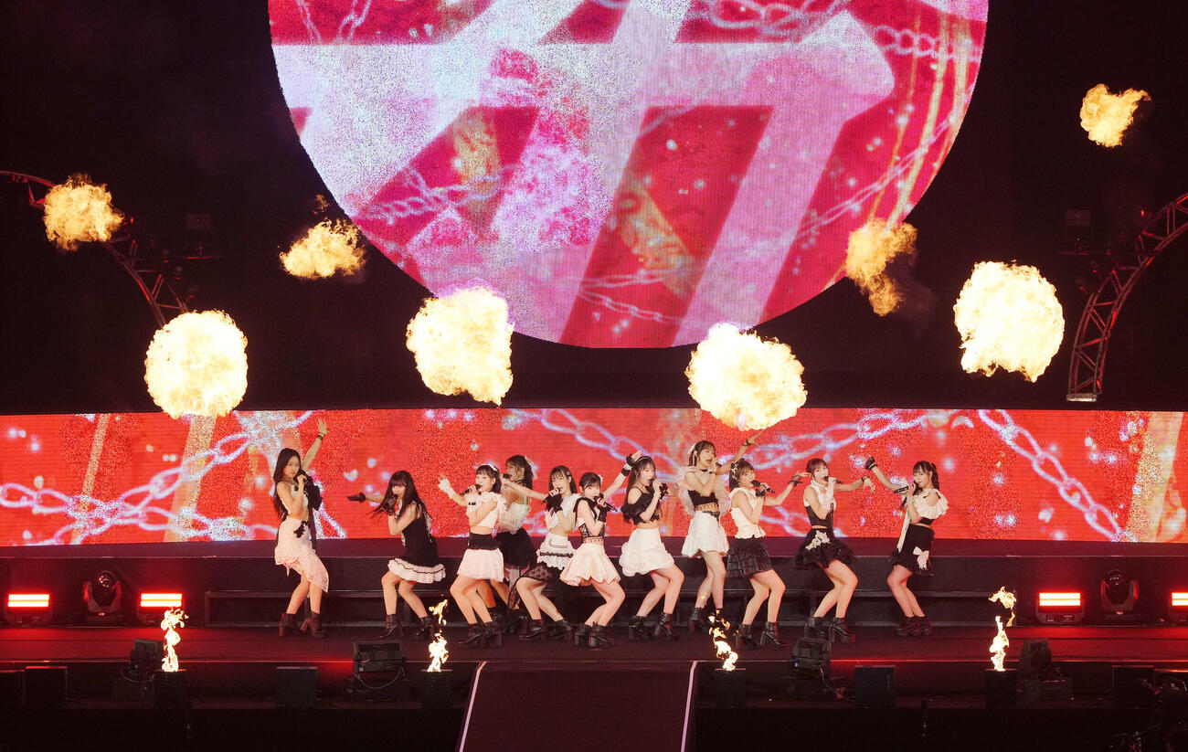Juice＝Juice Concert 2026　パフォーマンスするJuice＝Juice（撮影・足立雅史）