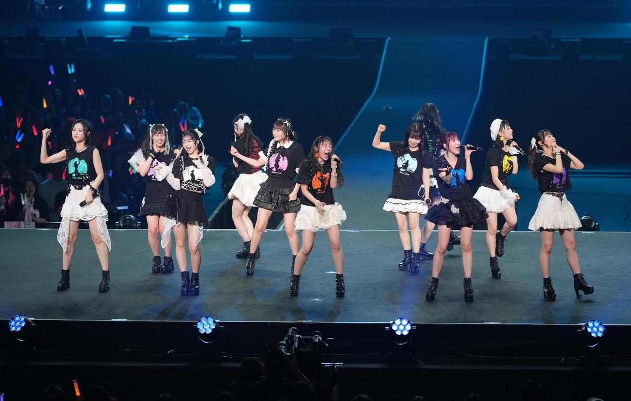 Juice＝Juice Concert 2026　パフォーマンスするJuice＝Juice（撮影・足立雅史）