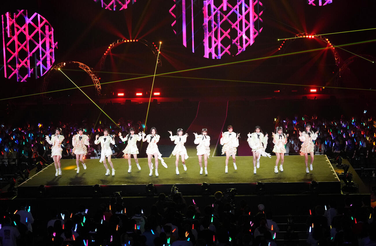 Juice＝Juice Concert 2026　パフォーマンスするJuice＝Juice（撮影・足立雅史）