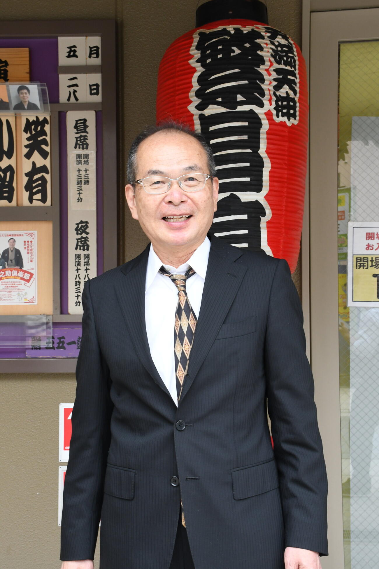上方落語協会会長の笑福亭仁智（撮影・阪口孝志）