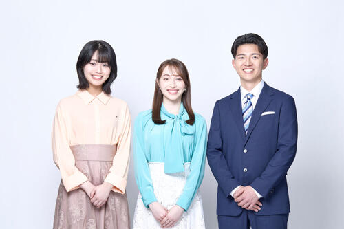 TBS新人アナ３人が「THE TIME’」に出演　多田成美アナ、バーンズ恵麻アナ、藤岡源アナ