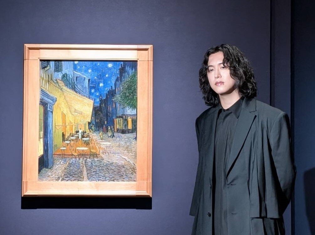 「大ゴッホ展　夜のカフェテラス」取材会に出席したキタニタツヤ