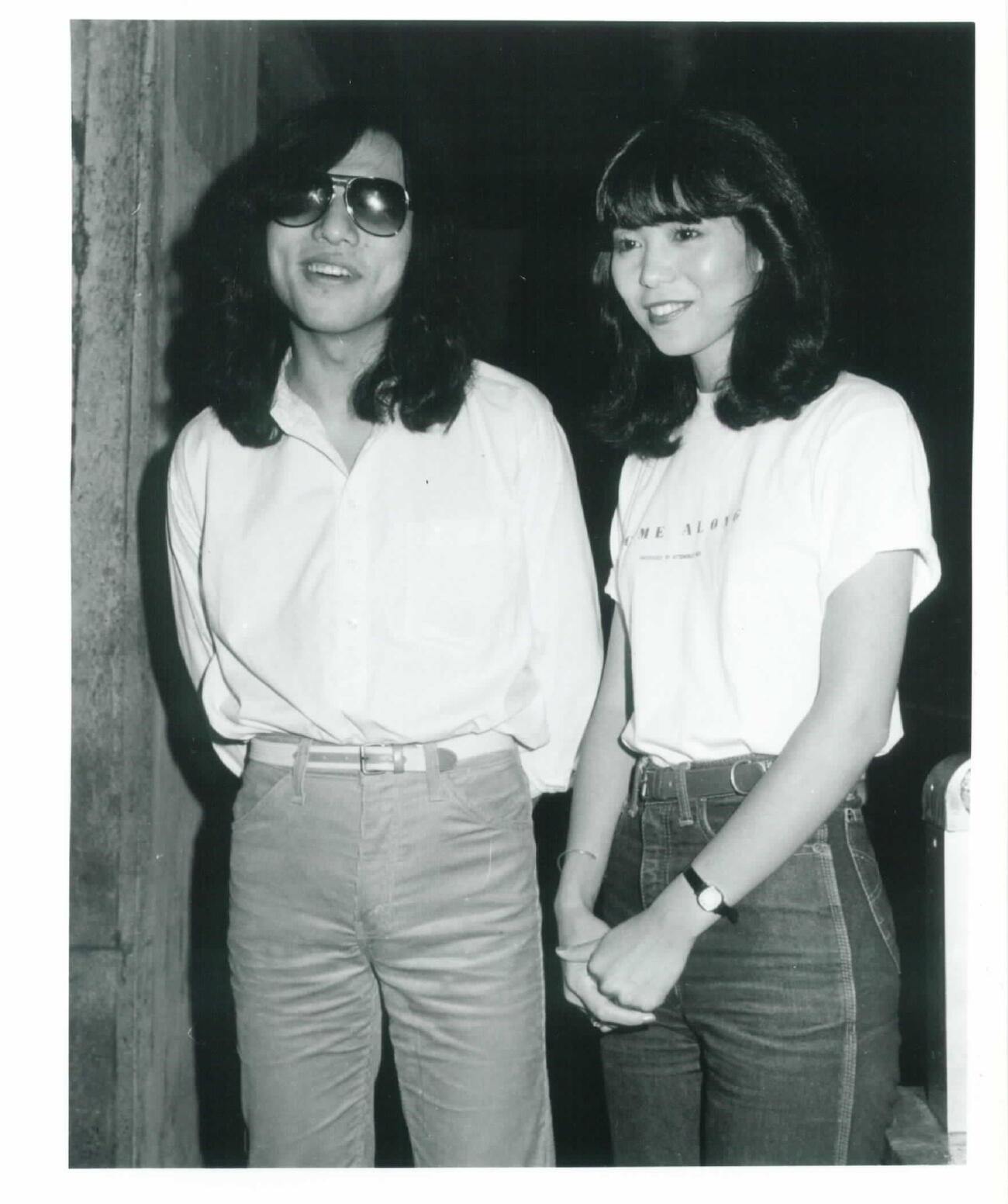 山下達郎と竹内まりや（1980年8月撮影）