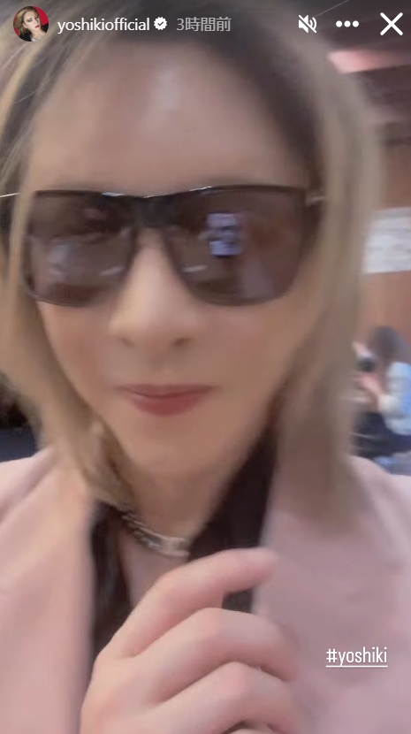 YOSHIKIのインスタグラムから