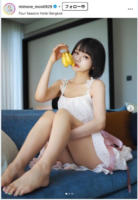 みもれもんのインスタグラムから