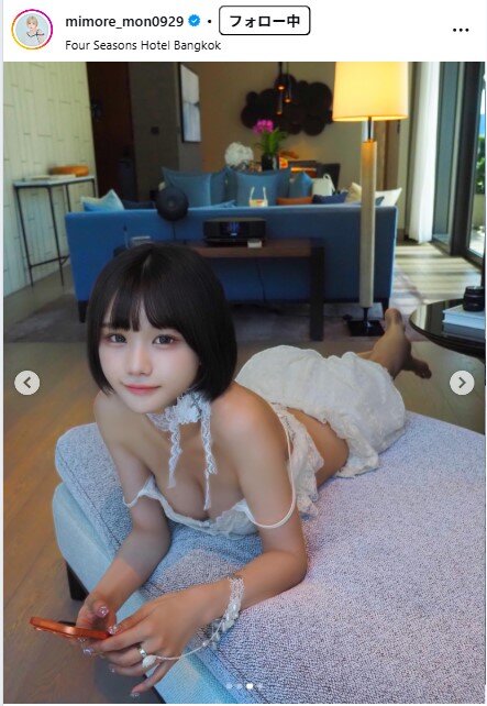 みもれもんのインスタグラムから