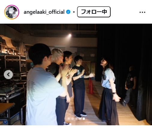 アンジェラ・アキのインスタグラムから