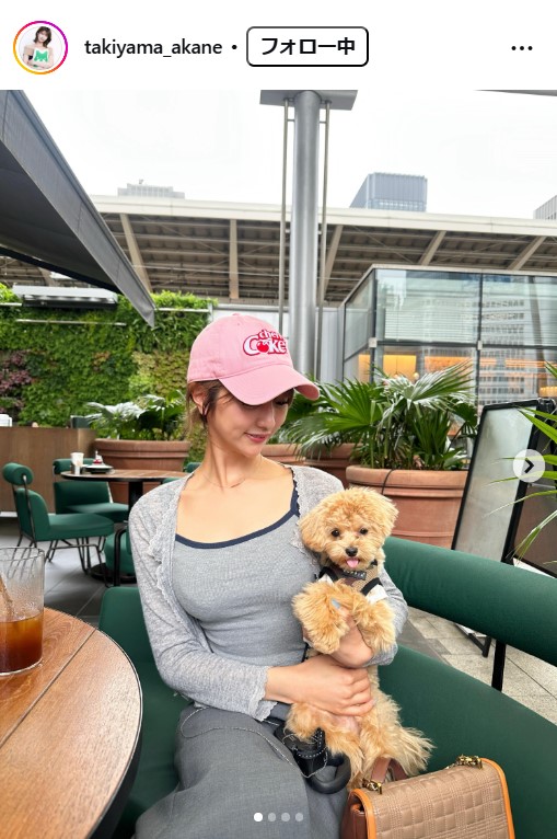 瀧山あかねのインスタグラムから