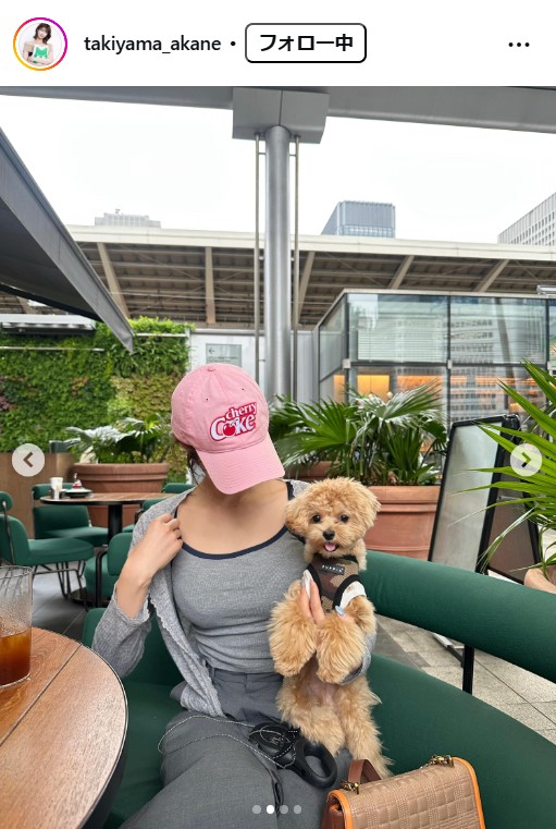 瀧山あかねのインスタグラムから