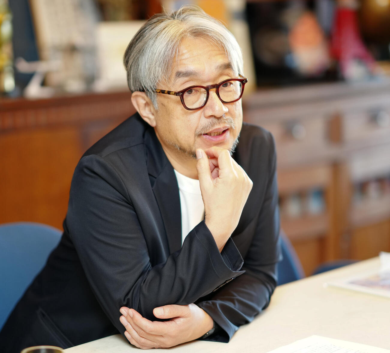 嵐について語った小山薫堂氏（撮影・鈴木みどり）