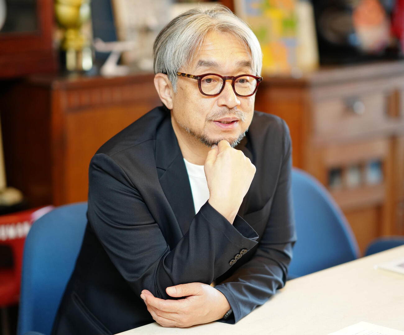 嵐について語った小山薫堂氏（撮影・鈴木みどり）