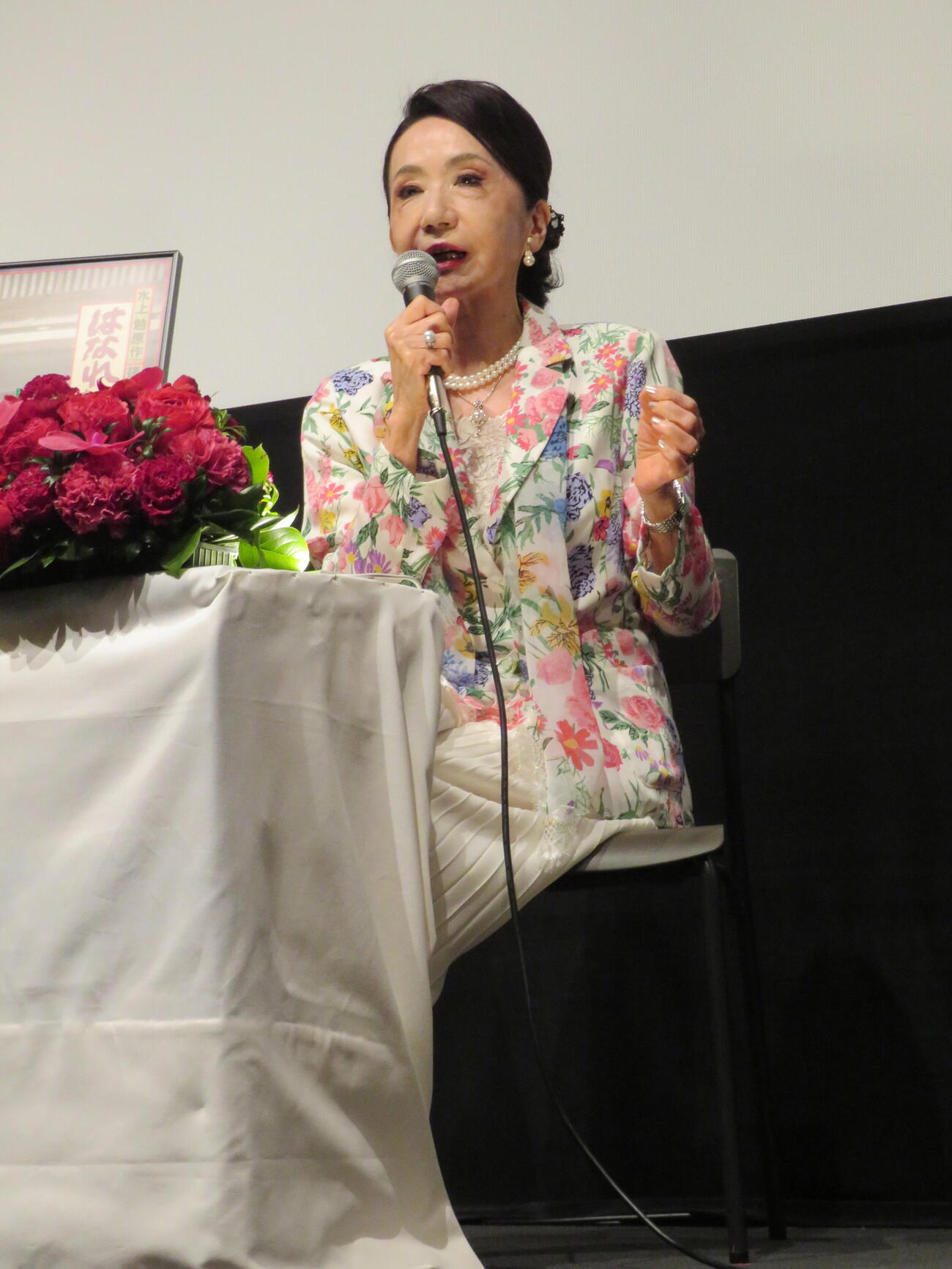 「映画監督　篠田正浩レトロスペクティブ」Bunkamuraル・シネマ渋谷宮下篇トークイベントに登壇した岩下志麻（撮影・村上幸将）