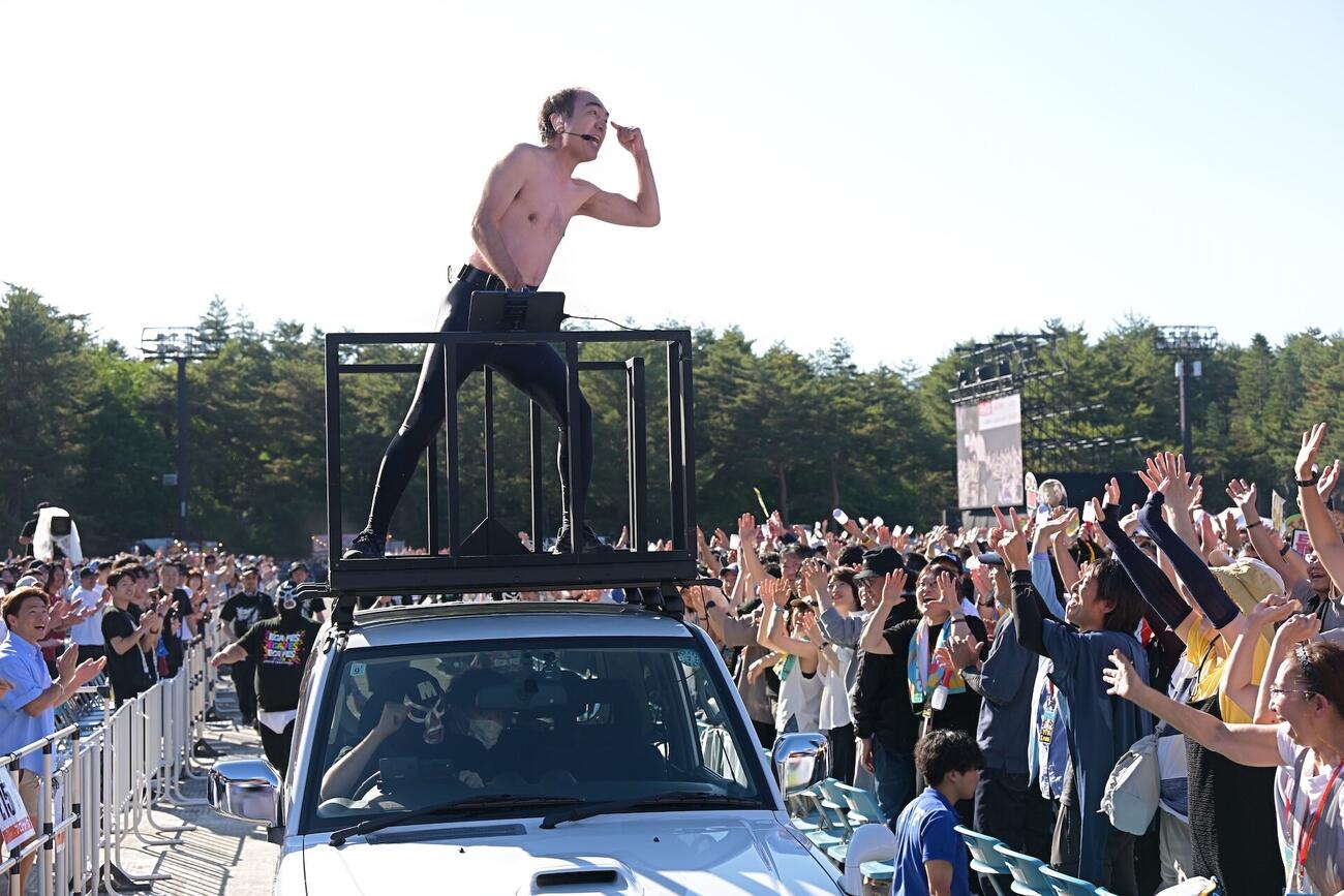 「エガフェス2026」で約1万3000人の観衆を盛り上げた江頭2:50