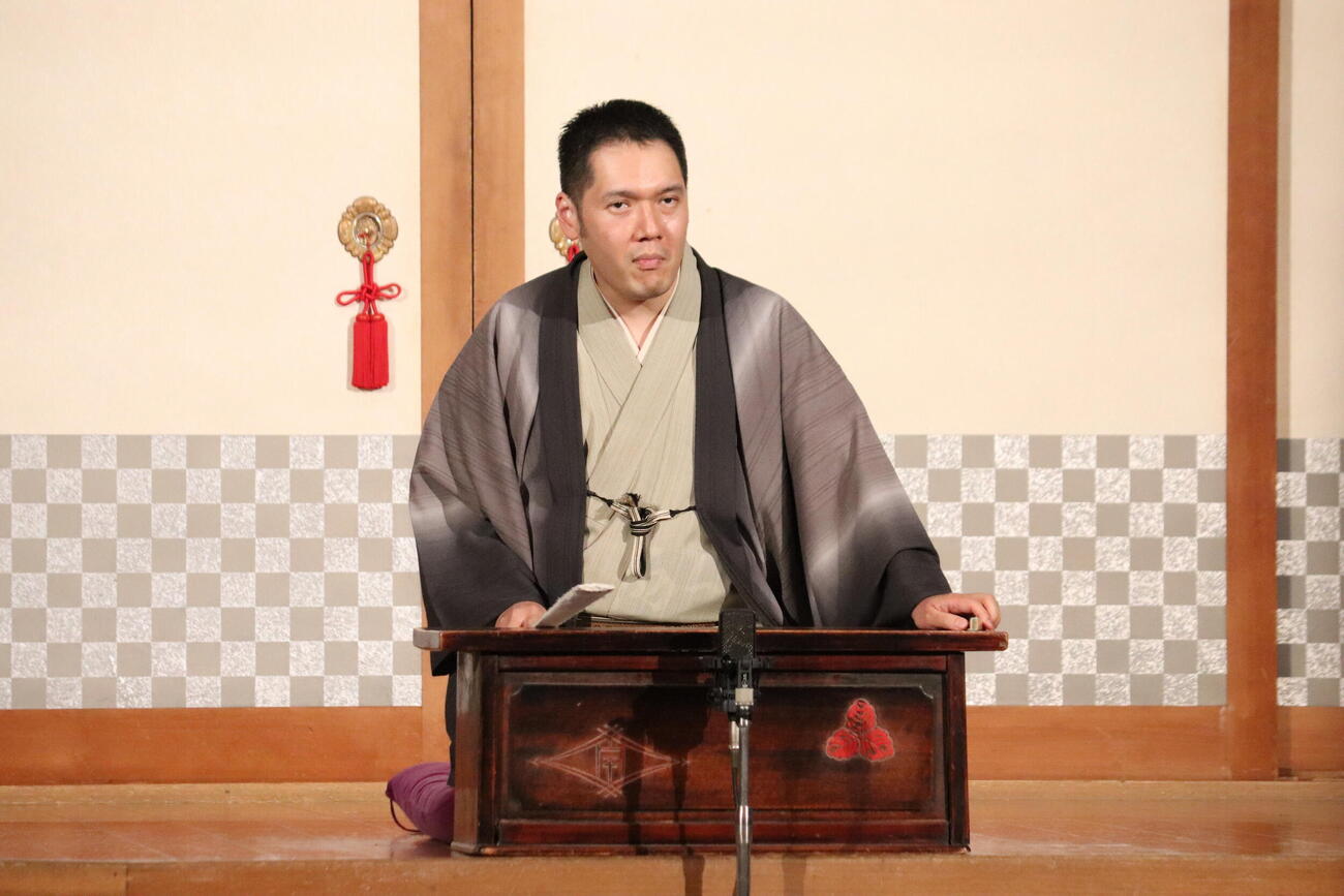 ファミリー寄席に出演した神田伯山