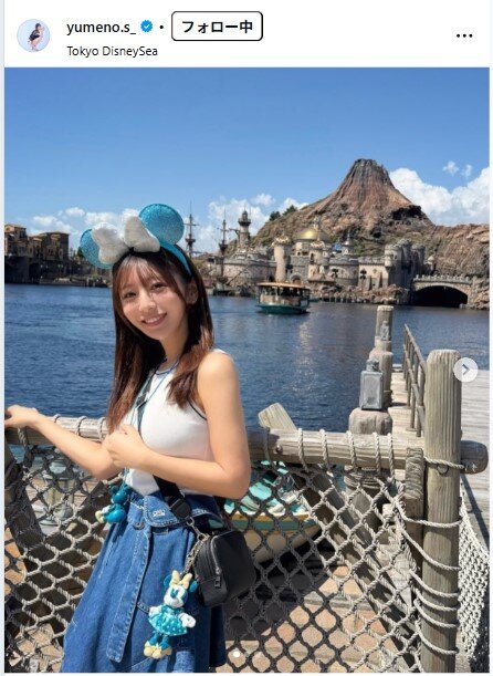 白戸ゆめののインスタグラムから