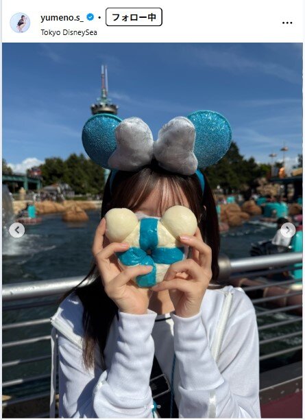 白戸ゆめののインスタグラムから