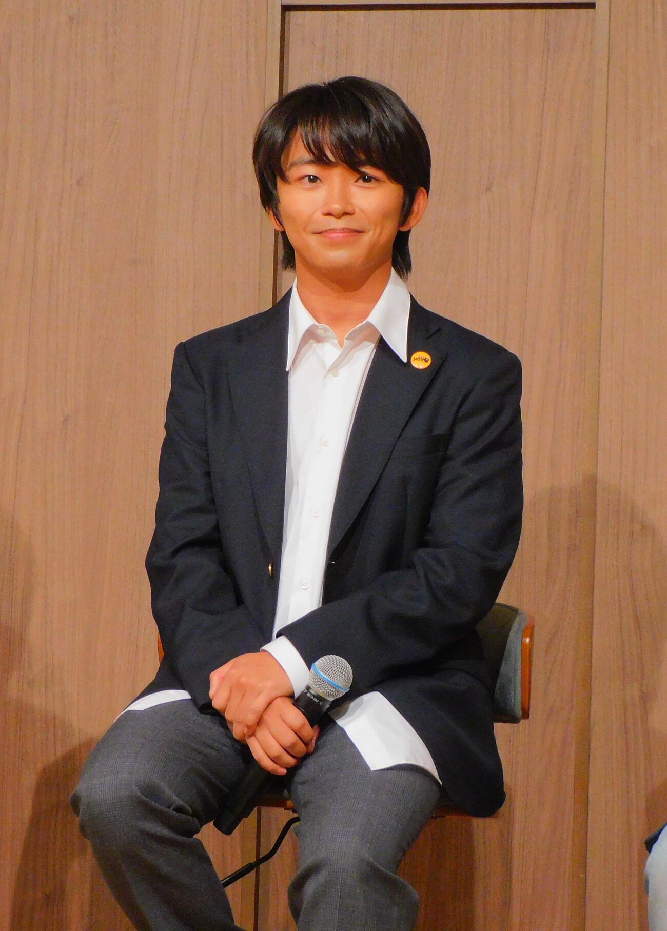 ドラマ「スピナーベイト」制作発表記者会見に登壇した加藤清史郎