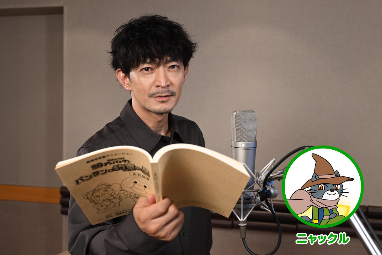 アニメ映画「それいけ！　アンパンマン　パンタンと約束の星」で冒険家ニャックルを演じる津田健次郎（C）やなせたかし／フレーベル館・TMS・NTV（C）やなせたかし／アンパンマン製作委員会2026