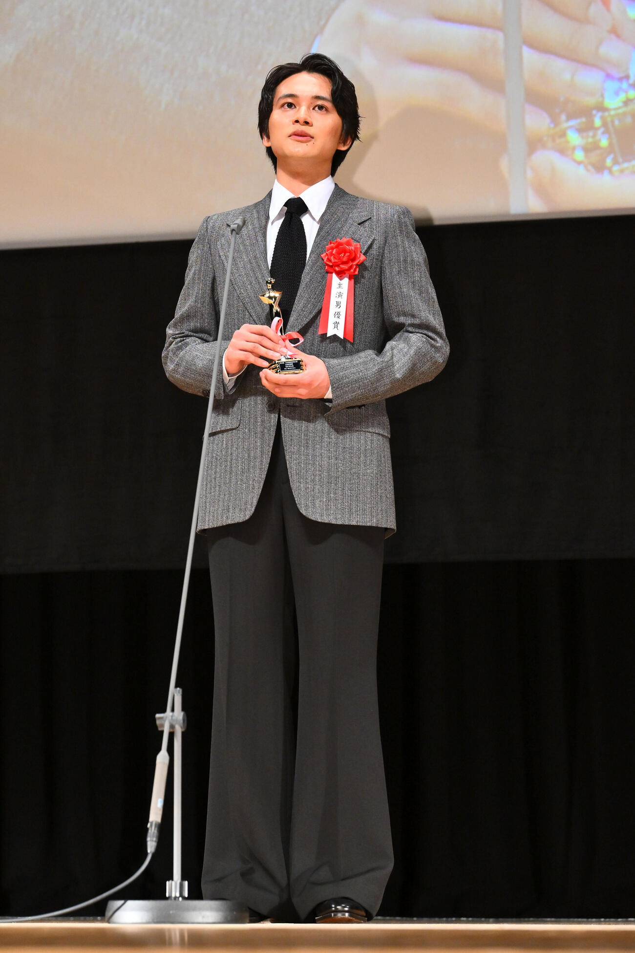 第35回日本映画批評家大賞　主演男優賞を授賞した北村匠海（撮影・滝沢徹郎）