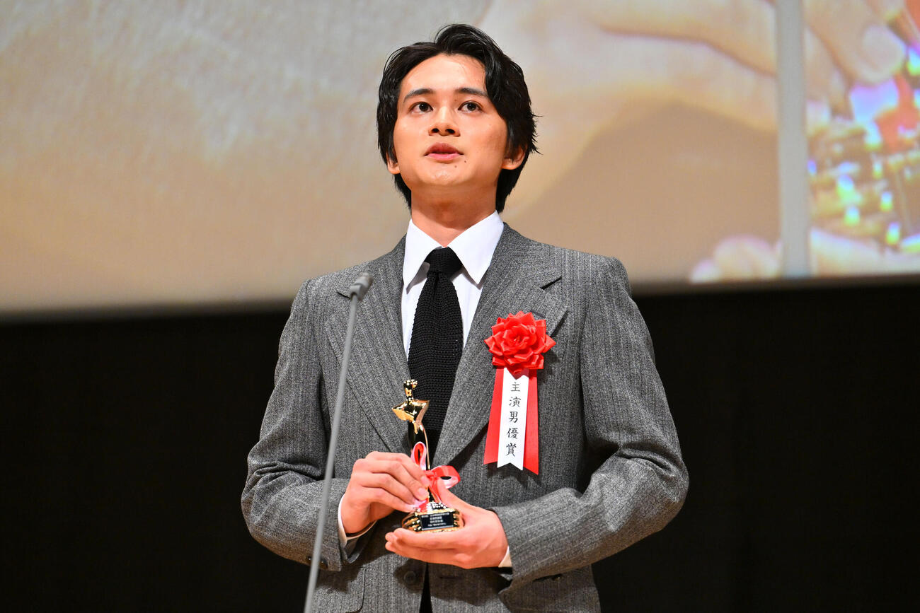 第35回日本映画批評家大賞　主演男優賞を授賞した北村匠海（撮影・滝沢徹郎）