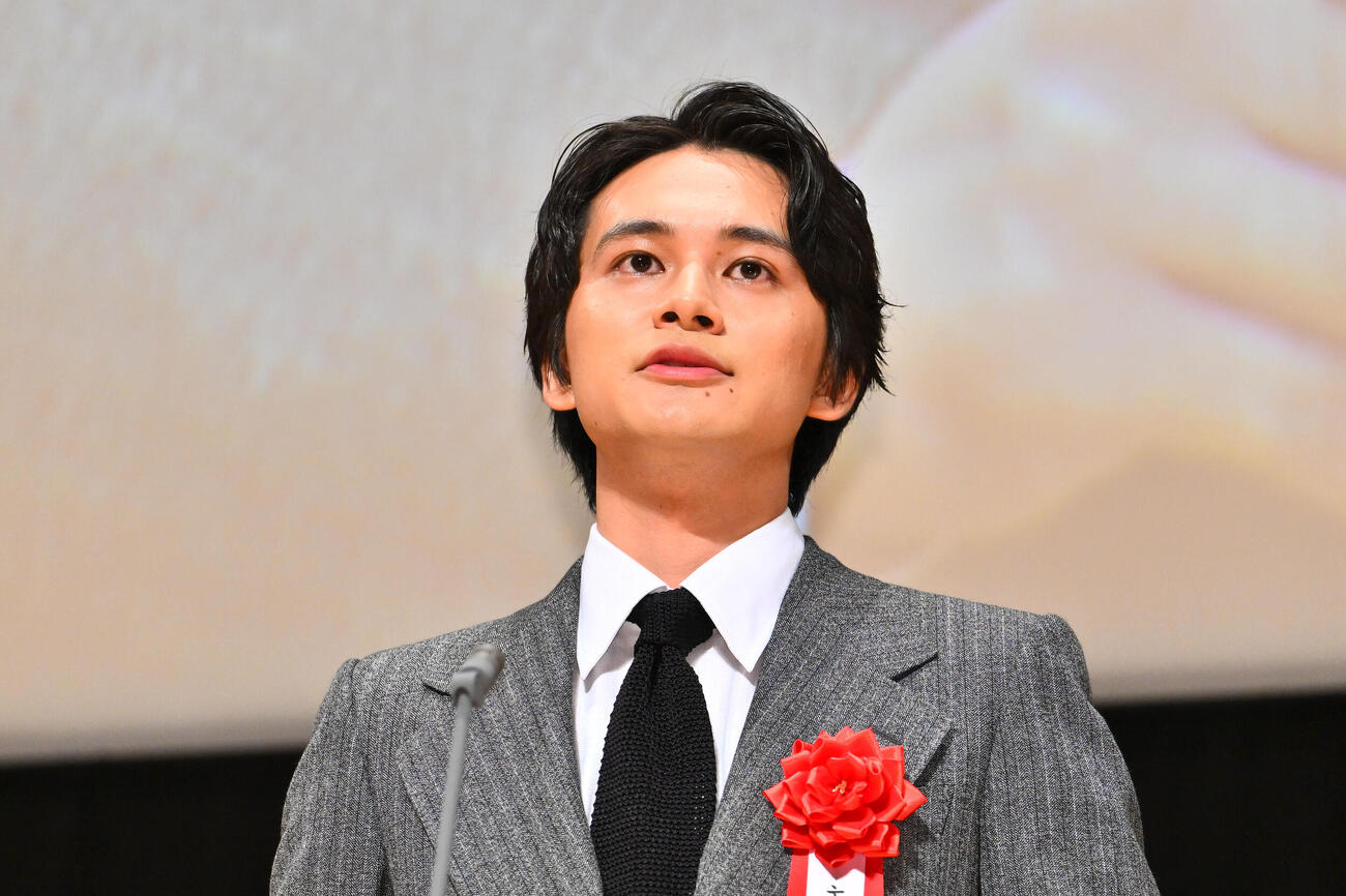第35回日本映画批評家大賞　主演男優賞を授賞した北村匠海（撮影・滝沢徹郎）