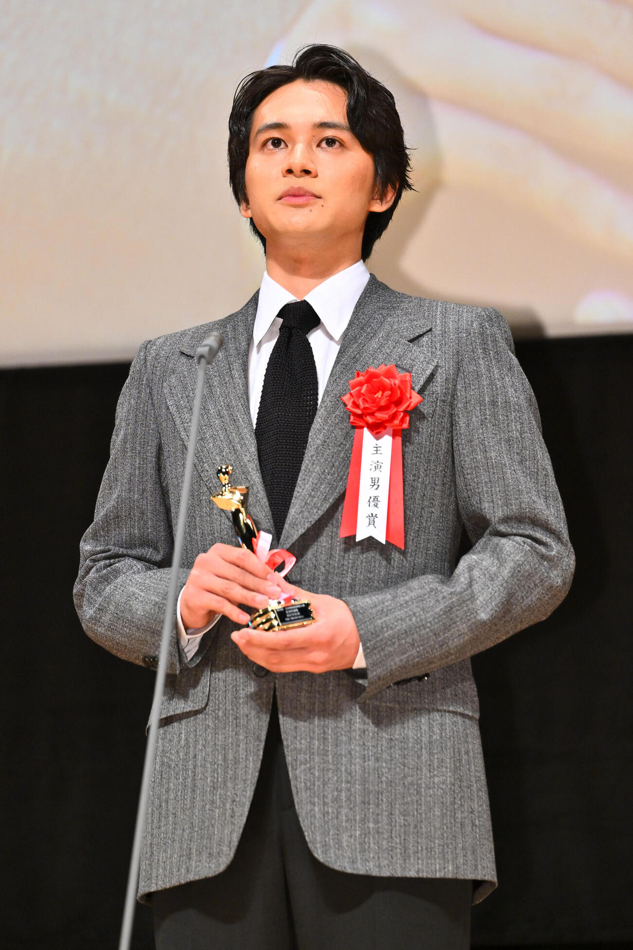 第35回日本映画批評家大賞　主演男優賞を授賞した北村匠海（撮影・滝沢徹郎）