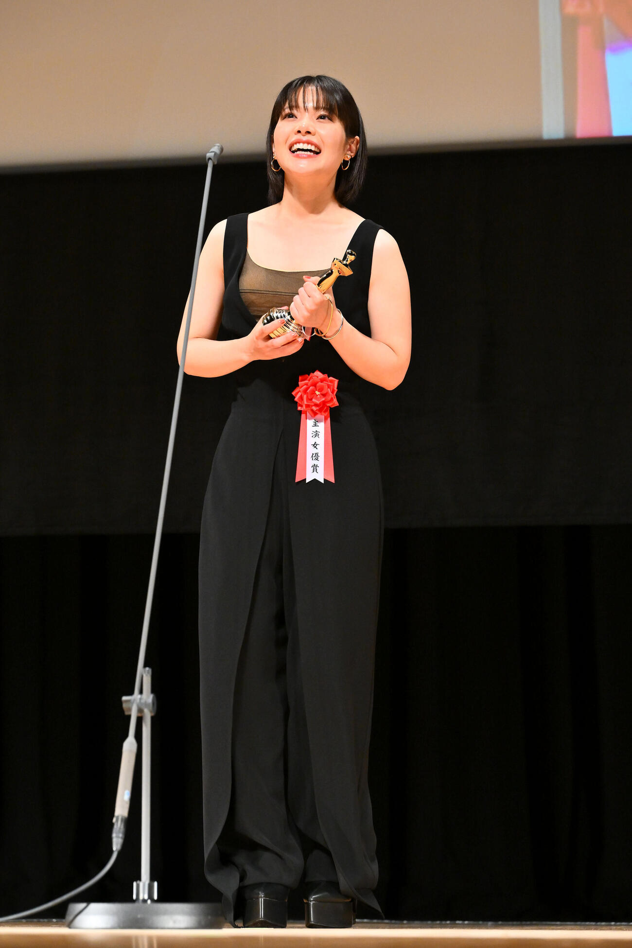第35回日本映画批評家大賞　主演女優賞を授賞した岸井ゆきの（撮影・滝沢徹郎）＝2026年6月1日