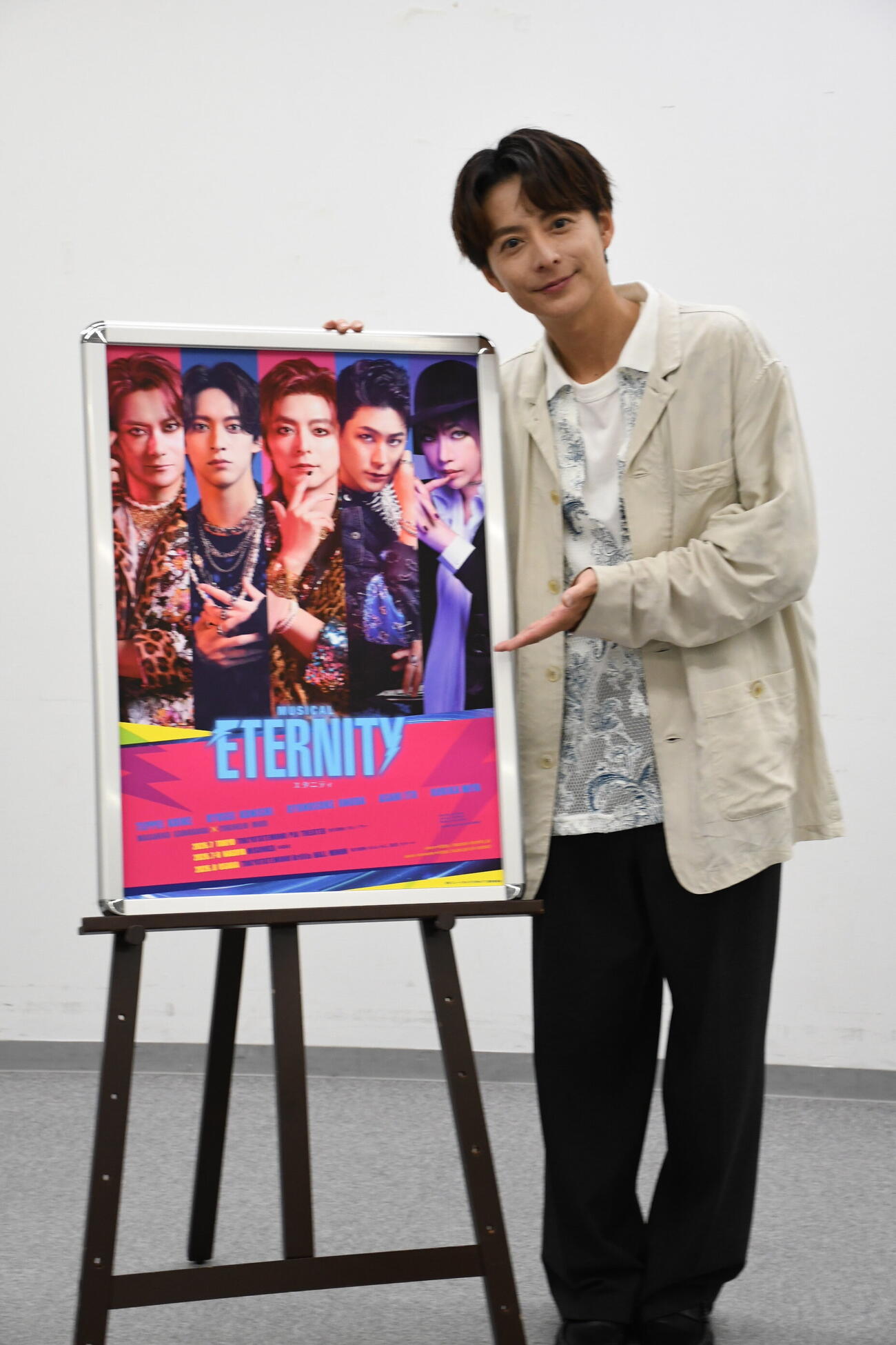 ミュージカル「ETERNITY」の取材会に出席した小池徹平（撮影・阪口孝志）