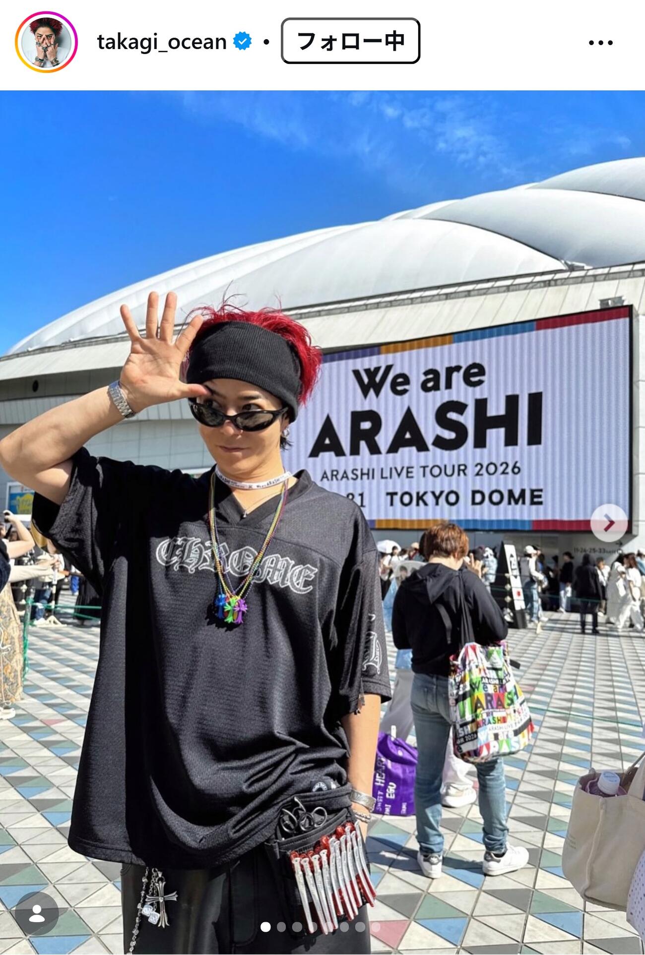 高木琢也さんのインスタグラムから