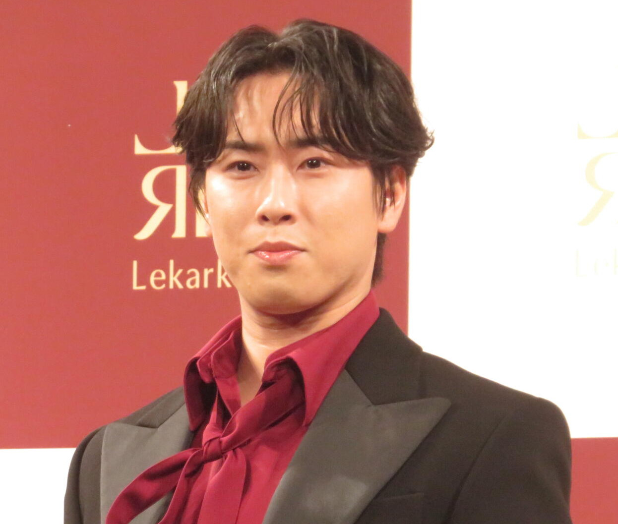 「レカルカ」新アンバサダー就任発表会に登壇したSnow Man宮舘涼太