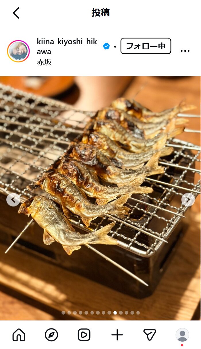氷川きよしのインスタグラムから