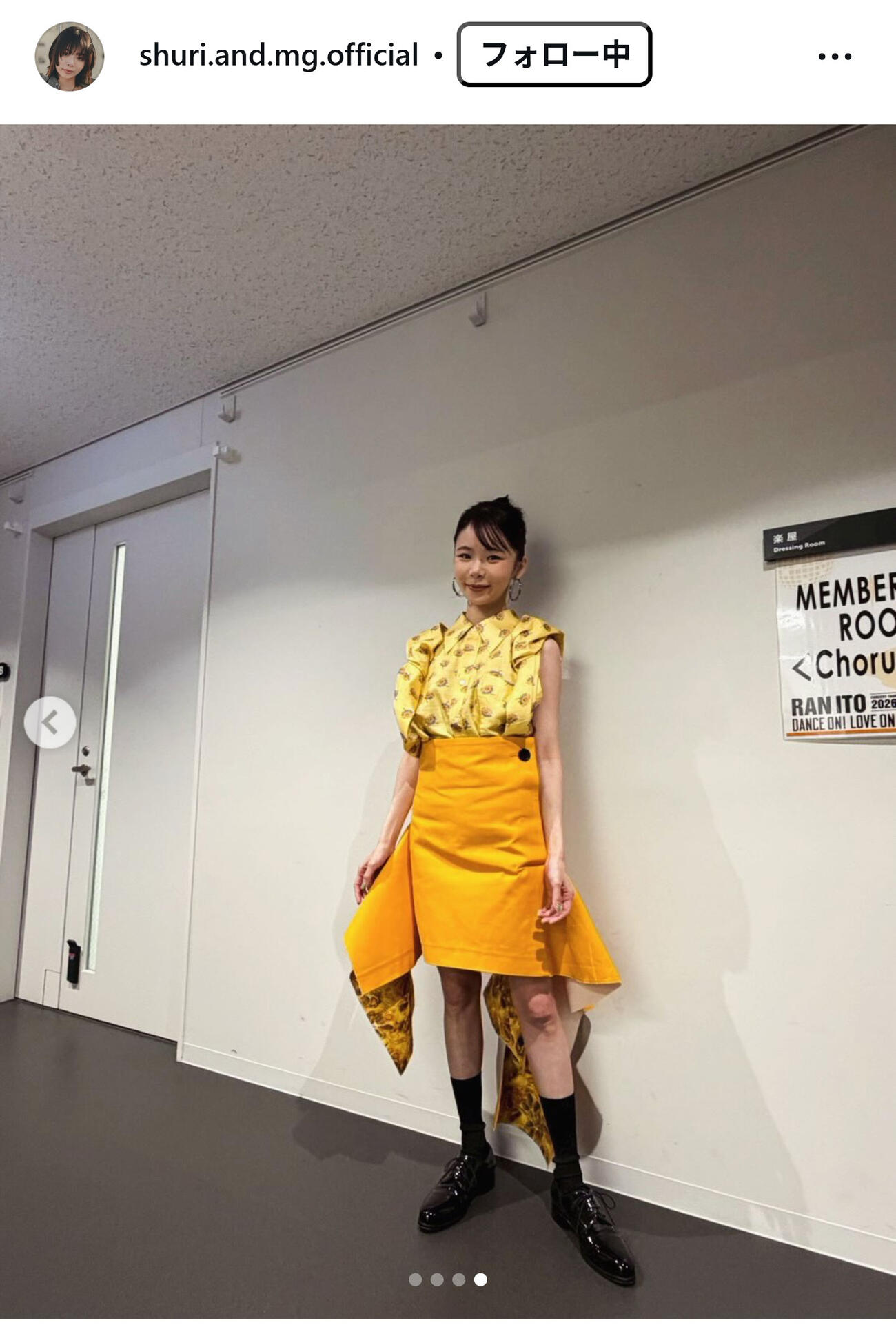 趣里のインスタグラムから