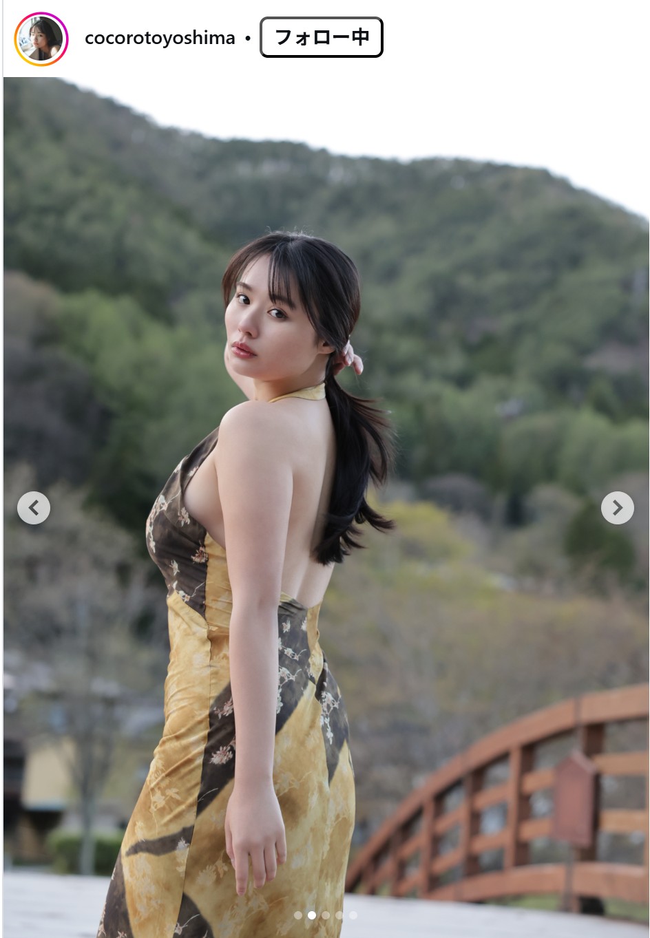 豊島心桜のインスタグラムから