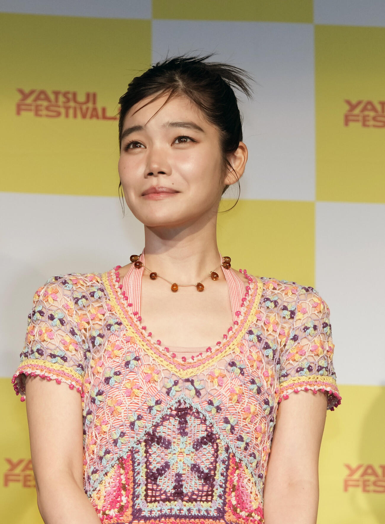 「YATSUI FESTIVAL！2026」会見取材に登場するCENT／セントチヒロチッチ　顔写真（撮影・小島史椰）＝