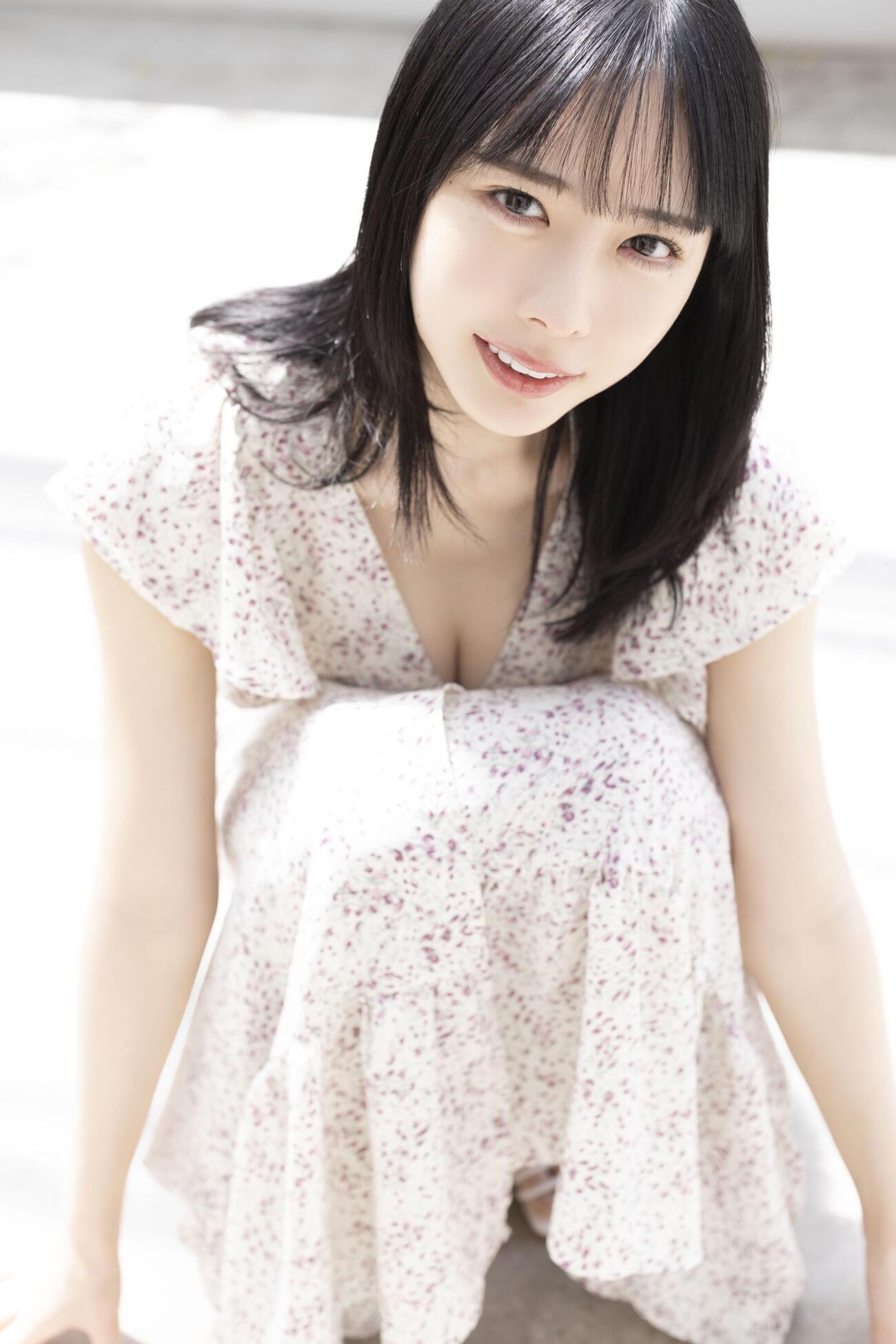 「別冊ヤングチャンピオン」のグラビアに登場している七海りお（C）西條彰仁（秋田書店）