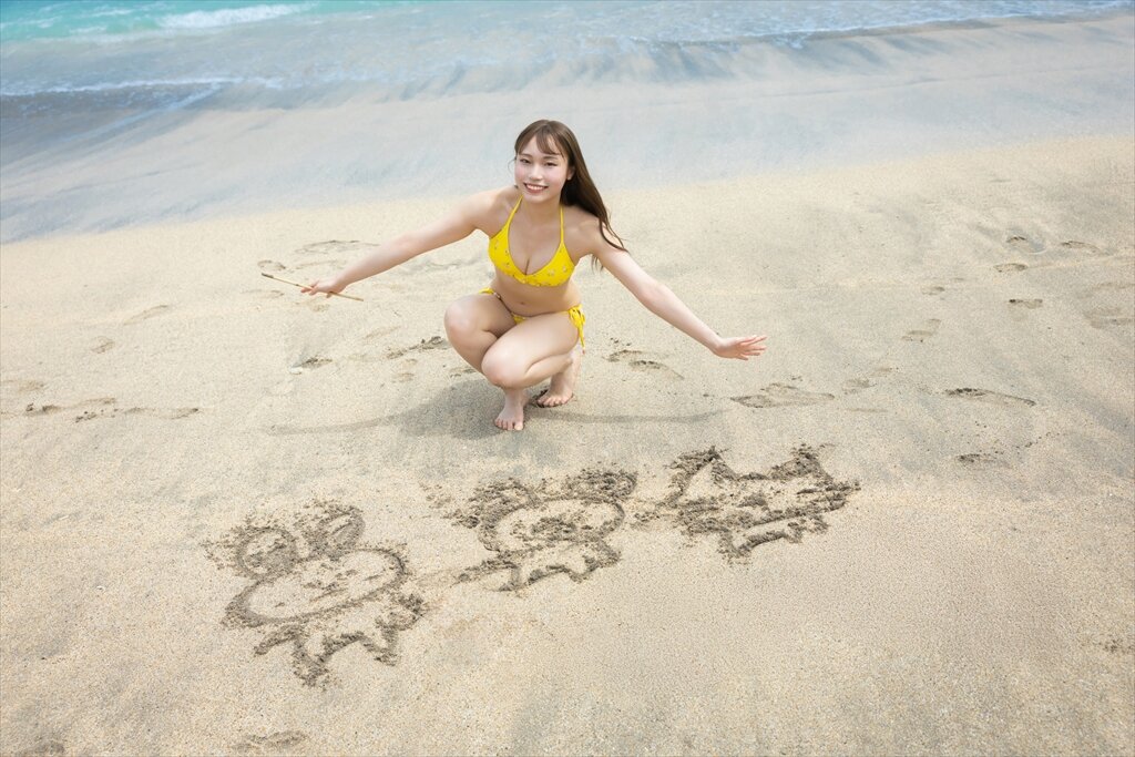 川越紗彩のデジタル写真集「なんとかなるかも」の先行カット(C)KADOKAWA PHOTO／田中智久